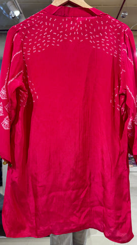 Bandhni Shirts - Pink