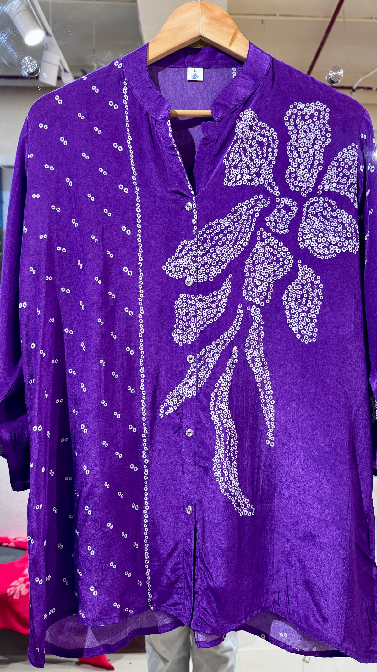 Bandhni Shirts - Purple