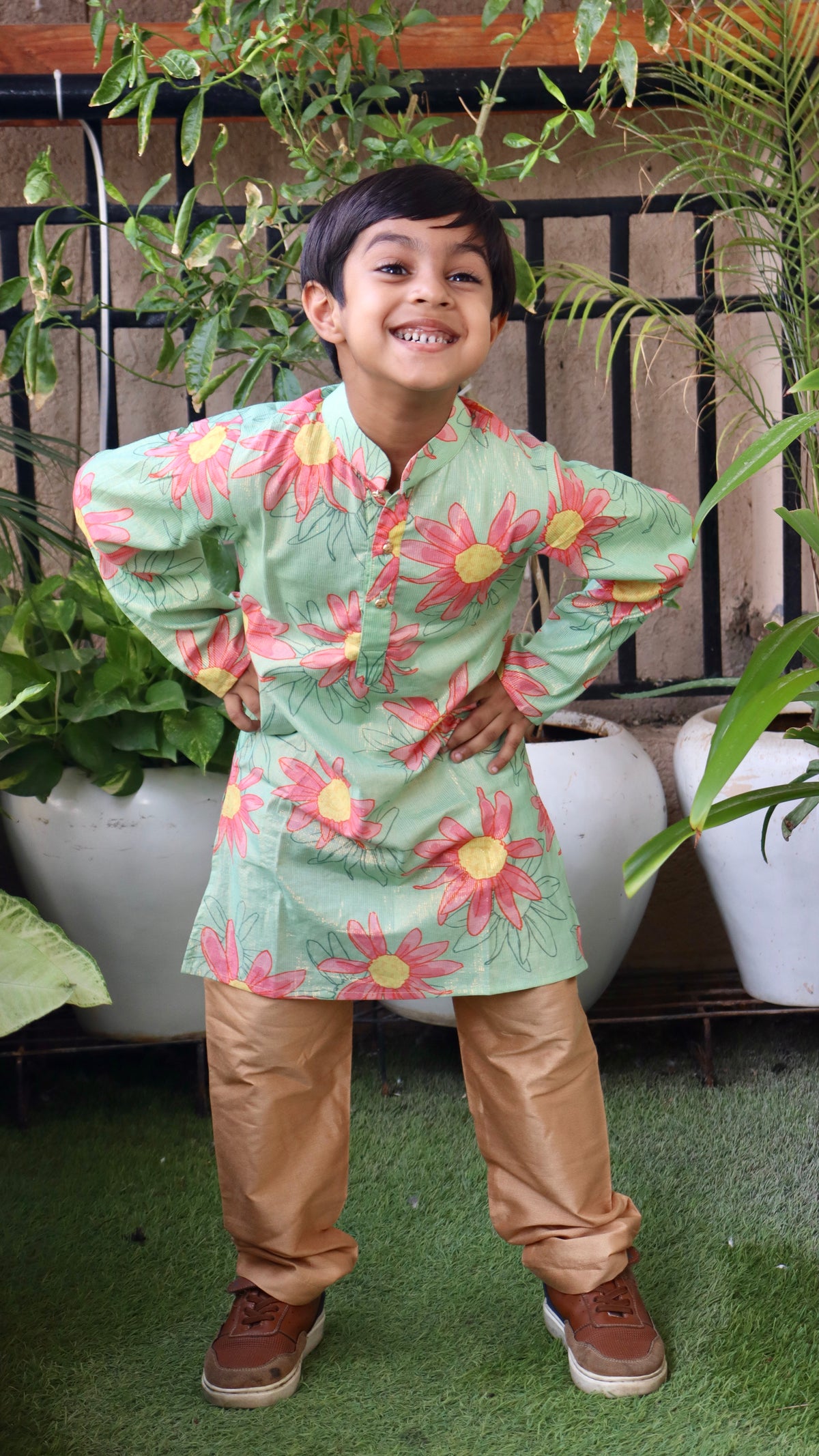 Mint Meadow Kurta Pajama Set