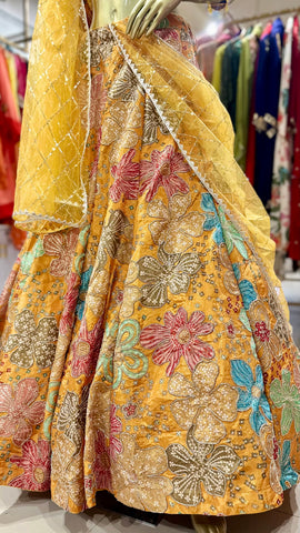 Floral Shimmer Lehenga
