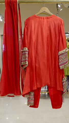 Red suit