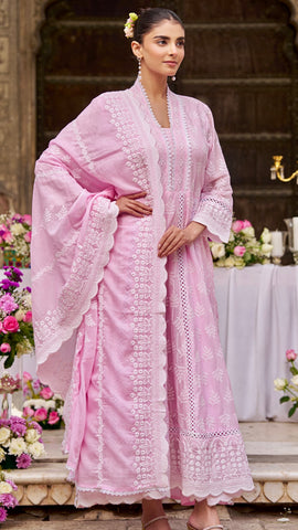 Pink Anarkali Set