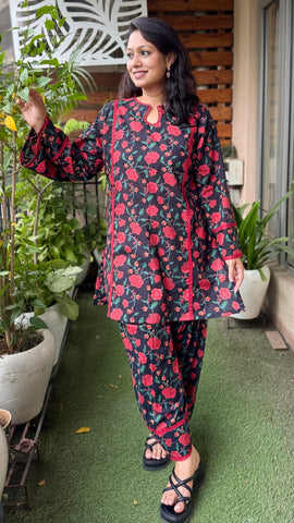 Black farshi salwar suit