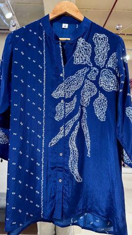 Bandhni Shirts - Blue