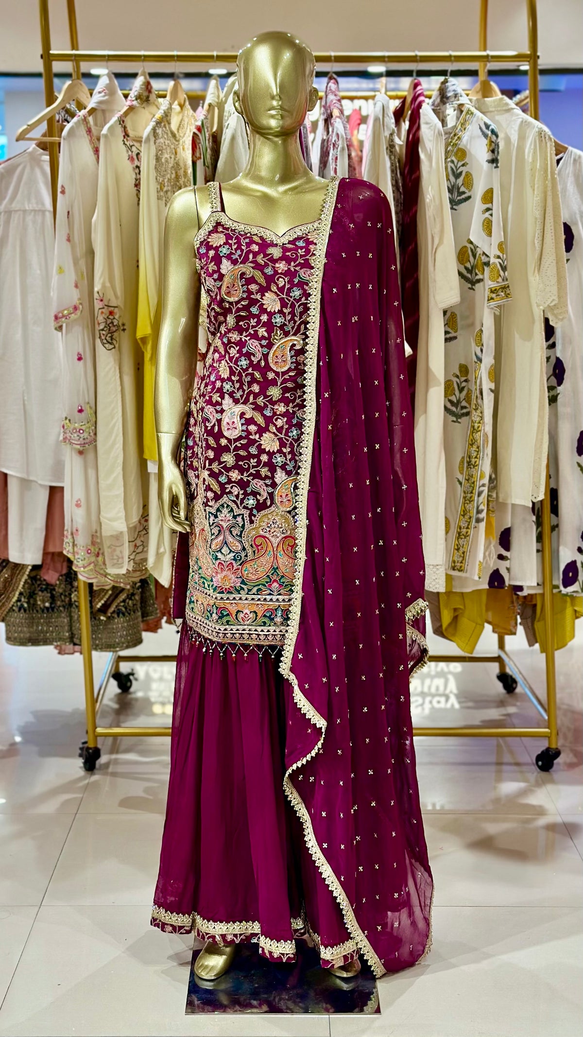 Zari Sharara Suit
