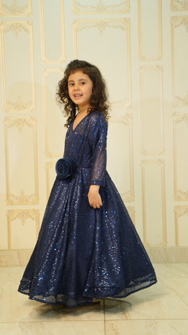 Navy Blue Gown