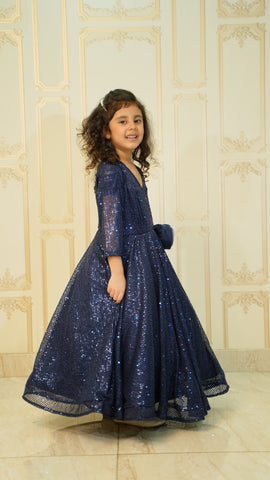 Navy Blue Gown