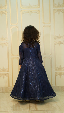 Navy Blue Gown