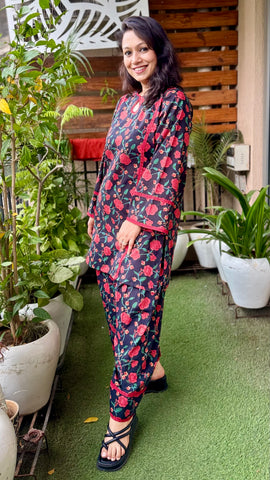 Black farshi salwar suit
