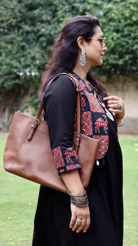 Rajwada Noor Ajrakh Ensemble