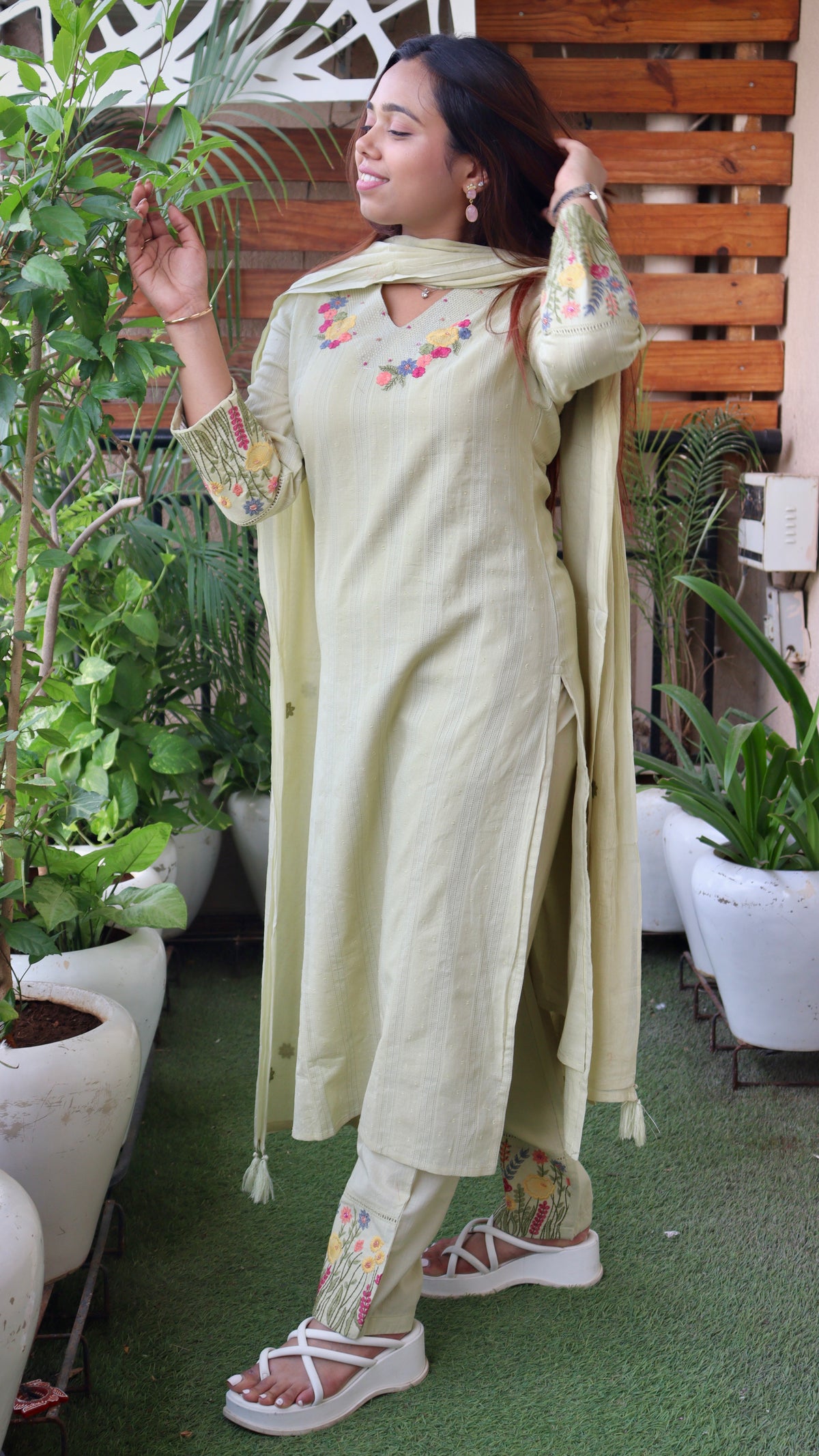 Floral Emsemble - Green