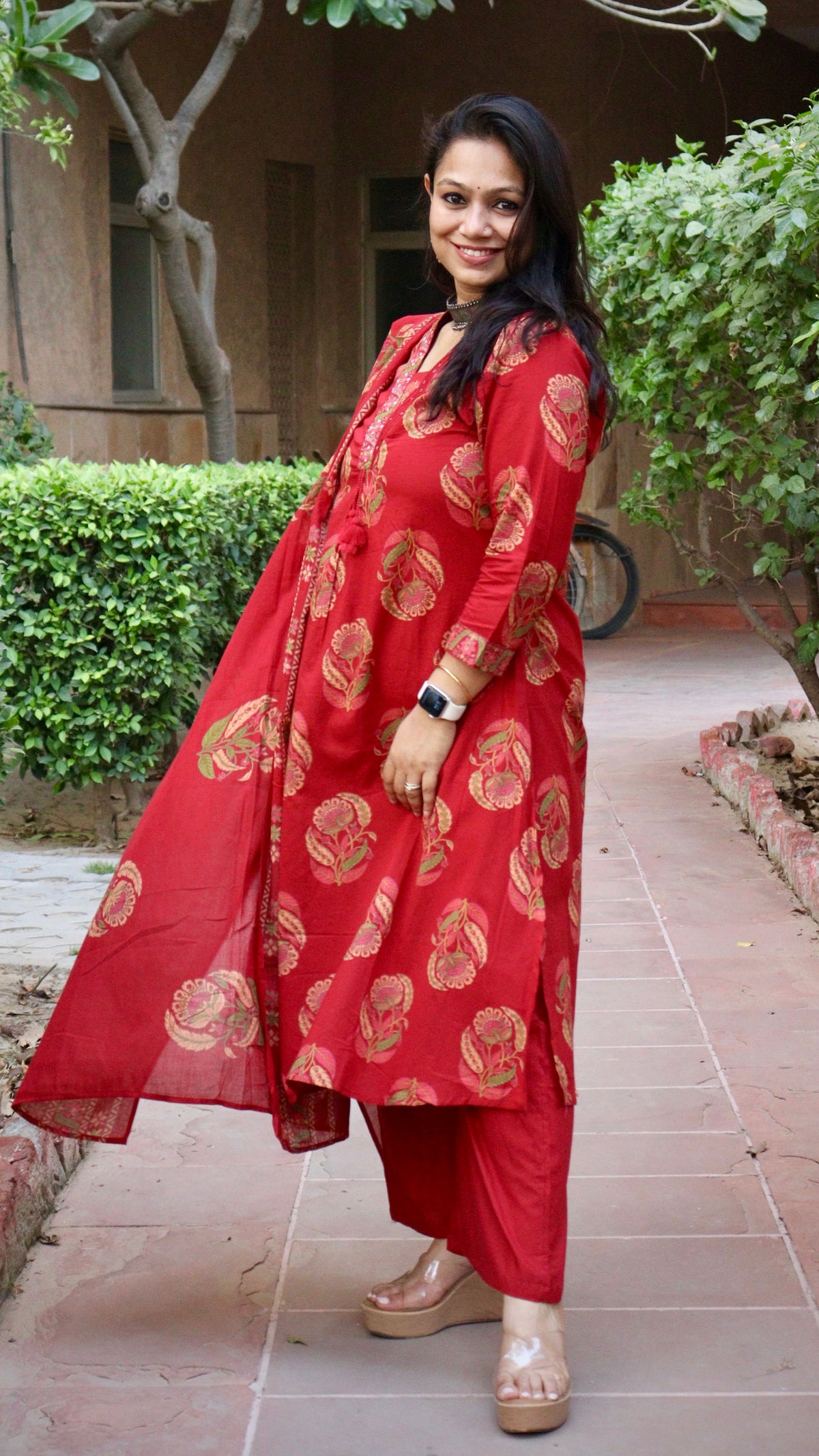 Cotton Bloom - Red