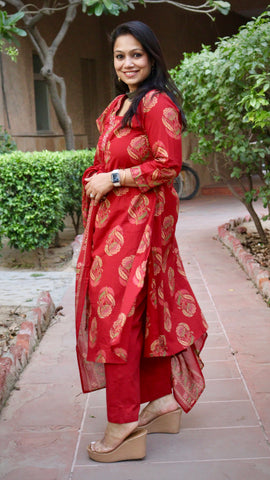 Cotton Bloom - Red