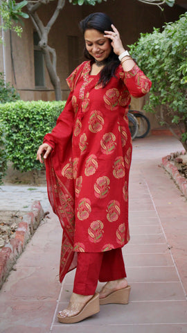 Cotton Bloom - Red