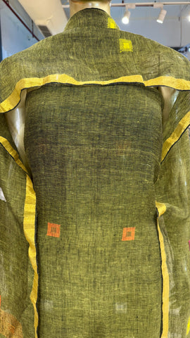 Maslin Paithani Suits - Green
