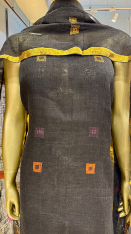 Maslin Paithani Suits - Black