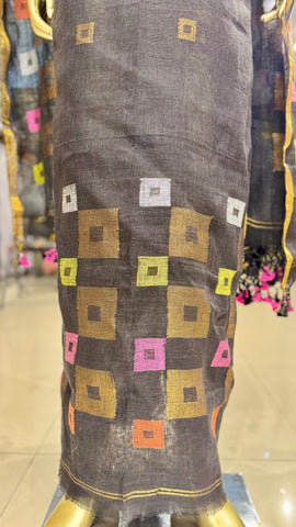 Maslin Paithani Suits - Black