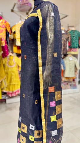 Maslin Paithani Suits - Black