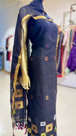 Maslin Paithani Suits - Black