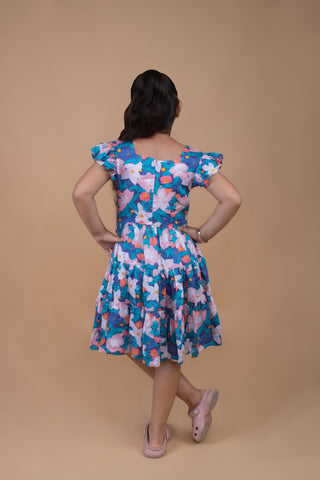 Printed Mul Cotton Holiday Frock