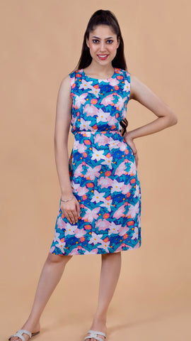 Cool Floral print summer dress