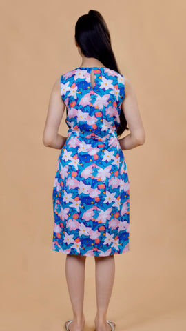 Cool Floral print summer dress
