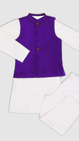 Nehru Jacket - Purple