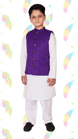Nehru Jacket - Purple