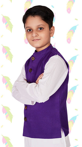 Nehru Jacket - Purple