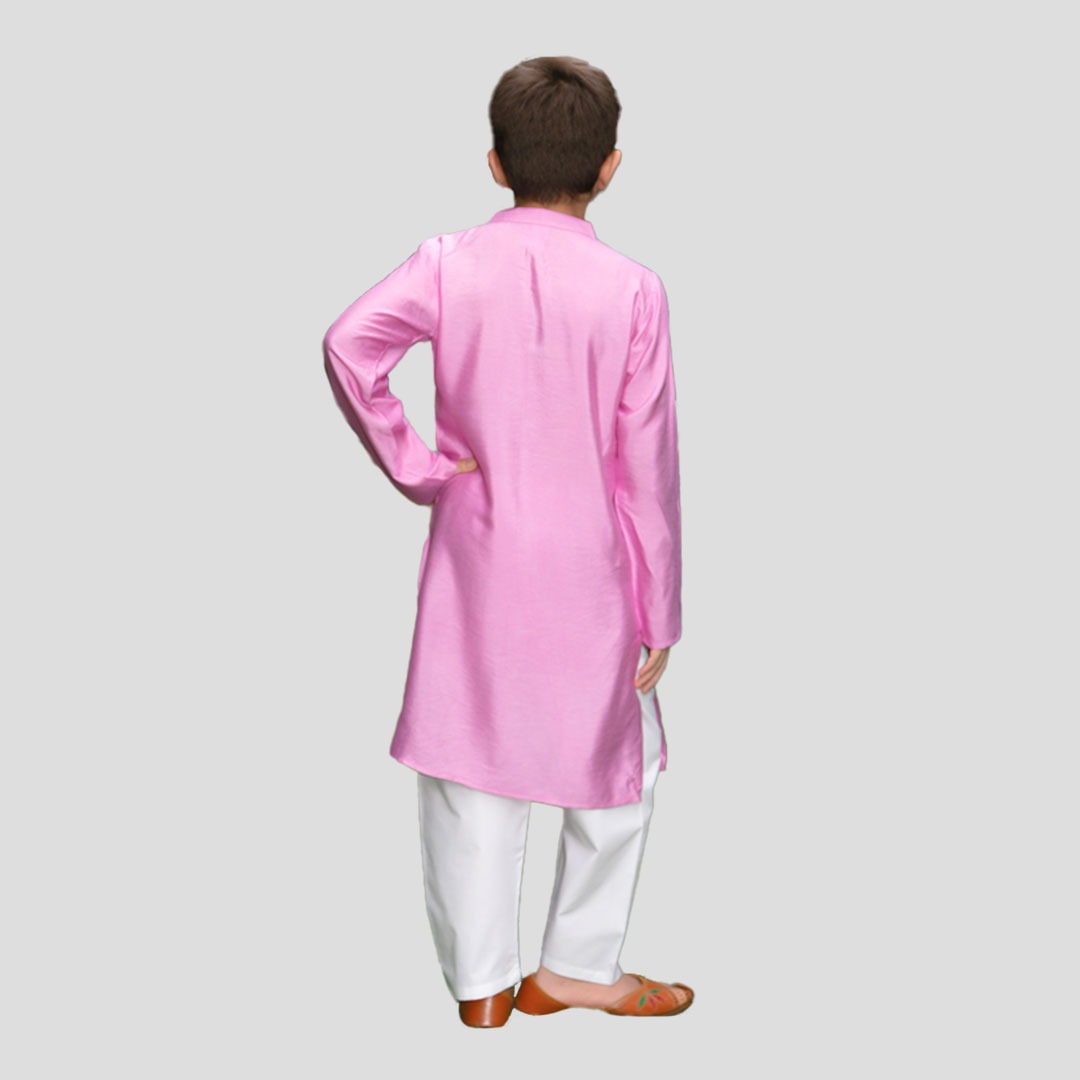 Mauve Pink Kurta Pajama Set